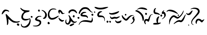 Elvish Font UPPERCASE
