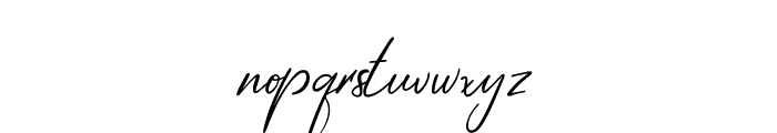 Elysian Script Font LOWERCASE