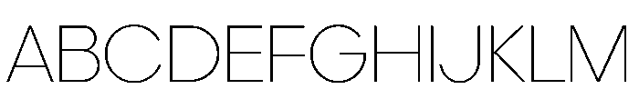 Elms Sans 100 Font UPPERCASE