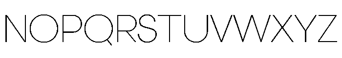 Elms Sans 100 Font UPPERCASE