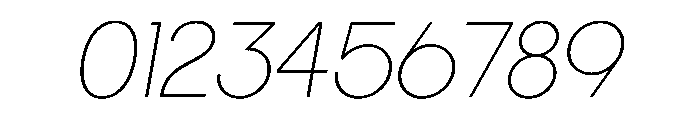 Elms Sans 100italic Font OTHER CHARS