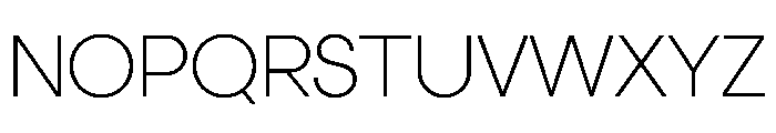 Elms Sans 200 Font UPPERCASE