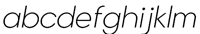 Elms Sans 200italic FONT