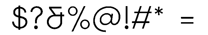 Elms Sans 300 Font OTHER CHARS