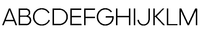 Elms Sans 300 Font UPPERCASE