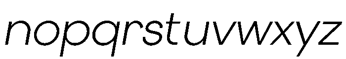 Elms Sans 300italic Font LOWERCASE