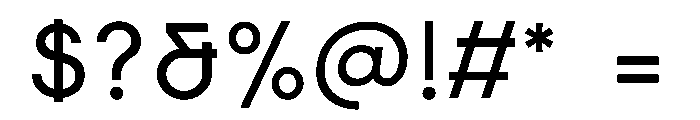 Elms Sans 500 Font OTHER CHARS