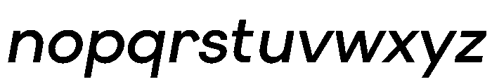 Elms Sans 600italic Font LOWERCASE