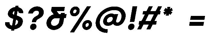 Elms Sans 800italic Font OTHER CHARS