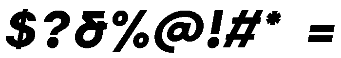 Elms Sans 900italic Font OTHER CHARS