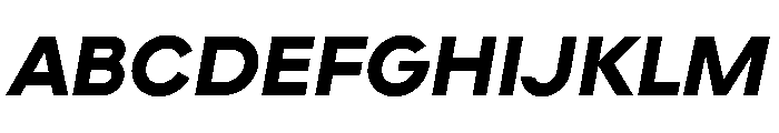 Elms Sans 900italic Font UPPERCASE