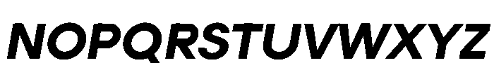 Elms Sans 900italic Font UPPERCASE