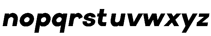 Elms Sans 900italic Font LOWERCASE