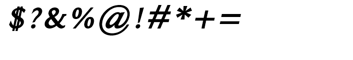 Ela Demiserif Bold Caps Italic Font OTHER CHARS