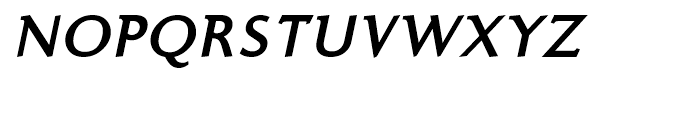 Ela Demiserif Bold Caps Italic Font UPPERCASE