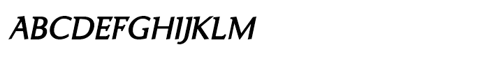 Ela Demiserif Plain Caps Italic Font LOWERCASE