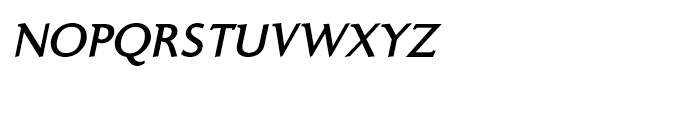 Ela Demiserif Plain Caps Italic Font LOWERCASE
