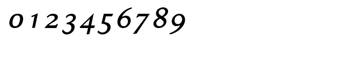 Ela Demiserif Plain Italic Font OTHER CHARS