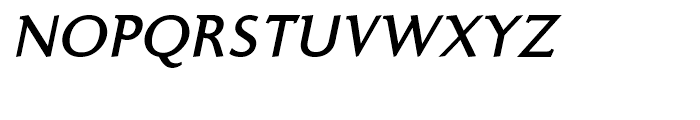 Ela Demiserif Semi Bold Caps Italic Font UPPERCASE