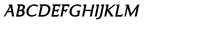 Ela Demiserif Semi Bold Italic Font UPPERCASE