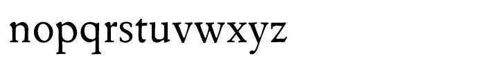 Eldorado Text Roman Font LOWERCASE