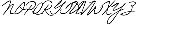 Eleanor Handwriting Regular Font UPPERCASE