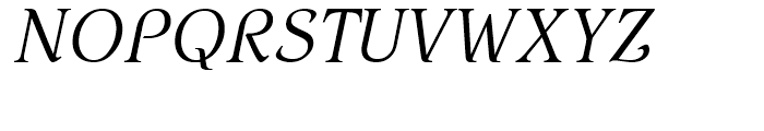 Elegante Italic Font UPPERCASE