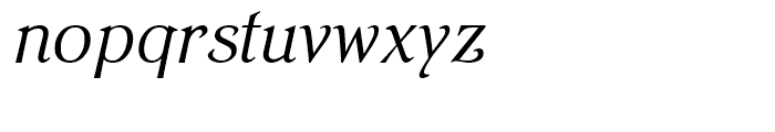 Elegante Italic Font LOWERCASE