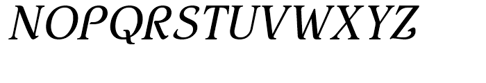 Elegante Medium Italic Font UPPERCASE