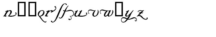 Elegeion Script Alternates Font LOWERCASE