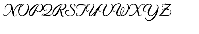 Elegeion Script Font UPPERCASE
