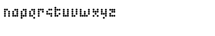 Element 15 Dots Font LOWERCASE
