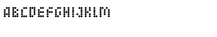 Element 15 Round Dots Font UPPERCASE