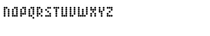 Element 15 Round Dots Font UPPERCASE