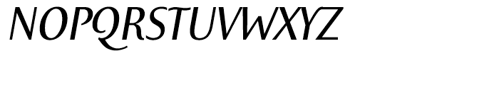 Elemental Sans Pro Italic Font UPPERCASE