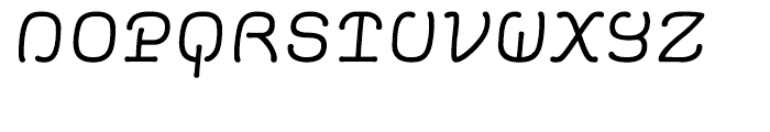 Elementis Regular Font UPPERCASE