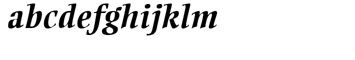 Ellington Bold Italic Font LOWERCASE