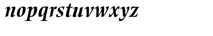Ellington Bold Italic Font LOWERCASE