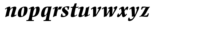 Ellington Extra Bold Italic Font LOWERCASE