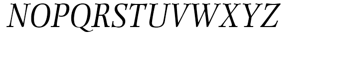 Ellington Light Italic Font UPPERCASE