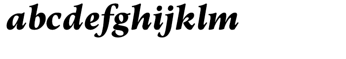 Elmhurst Black Italic Font LOWERCASE