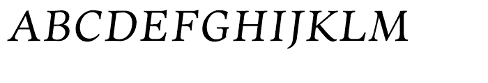 Elmhurst Italic Font UPPERCASE