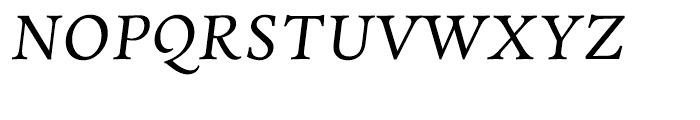 Elmhurst Italic Font UPPERCASE