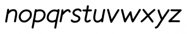 Elastica Black Italic Font LOWERCASE