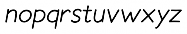 Elastica Bold Italic Font LOWERCASE