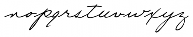 Eleanor Handwriting Regular Font LOWERCASE