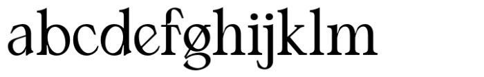 El Fonte Angelia Medium Font LOWERCASE