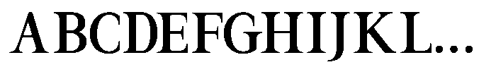 El Romantica Font UPPERCASE