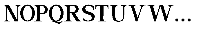 El Romantica Font UPPERCASE