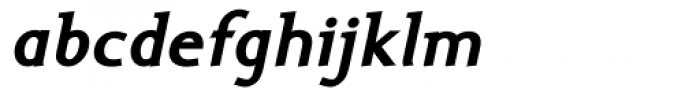 Ela Demiserif ExtraBold Italic Font LOWERCASE